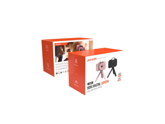 Porodo Lifestyle Kids Digital Camera Dual Lens Selfie - Black Porodo Lifestyle Kids Digital Camera Dual Lens Selfie - Black